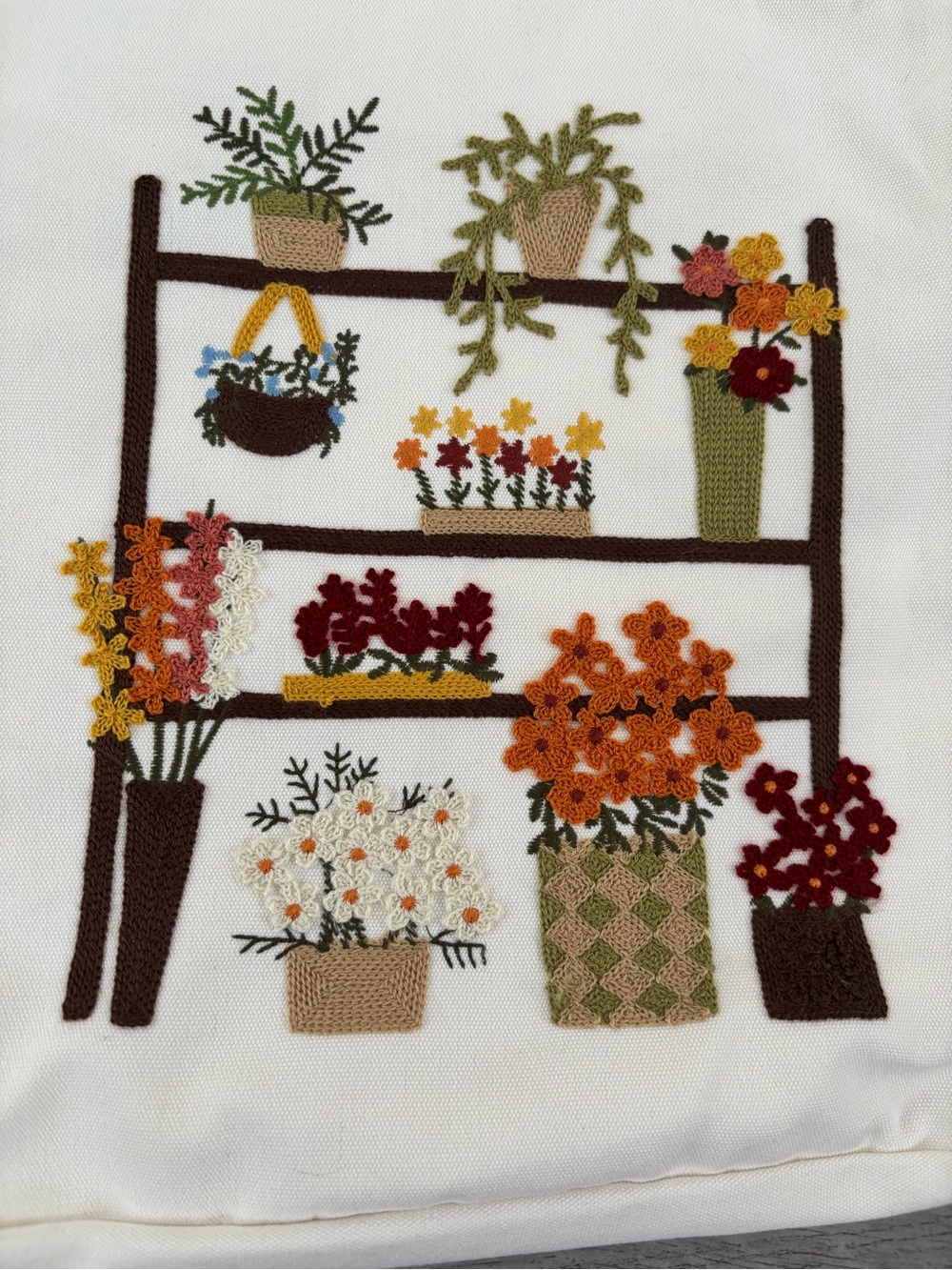 Page and Petal embroidered cotton reusable tote. NWT. - Picture 2 of 3